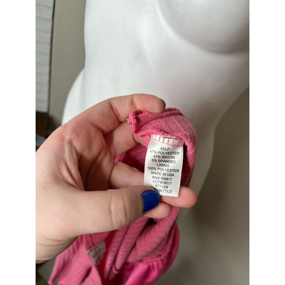 ALTAR'D STATE Bell Sleeve Crop Top Pink Size Small - Picture 4 of 4